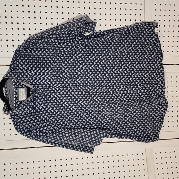 Free Planet size 3X 100% Cotton Navy Blue Flamingo Print - Picture 1 of 5